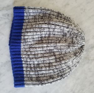 Crazy 8 knit gray blue hat Beanie 2t-3t